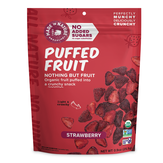 Made In Nature Puffed Strawberry