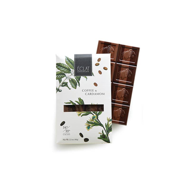 Éclat Chocolate Coffee & Cardamom Parallel Chocolate Bar