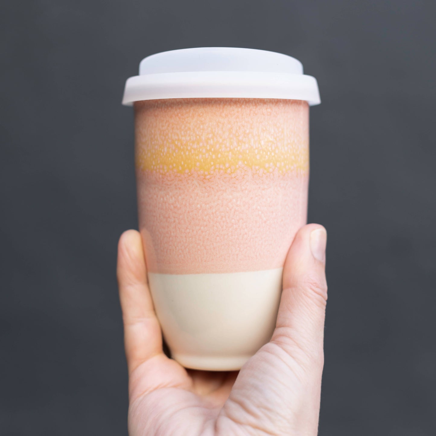 Nova Ceramics Afterglow Ceramic Travel Mug, 12oz