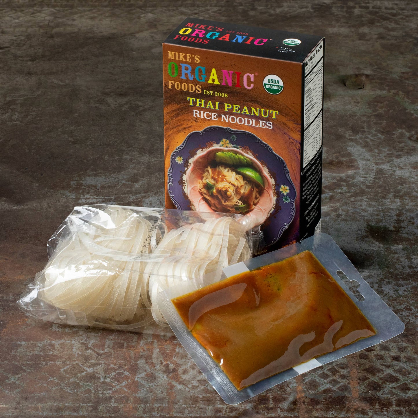 Mike's Organic Curry Love Thai Peanut Sauce Noodle Kit