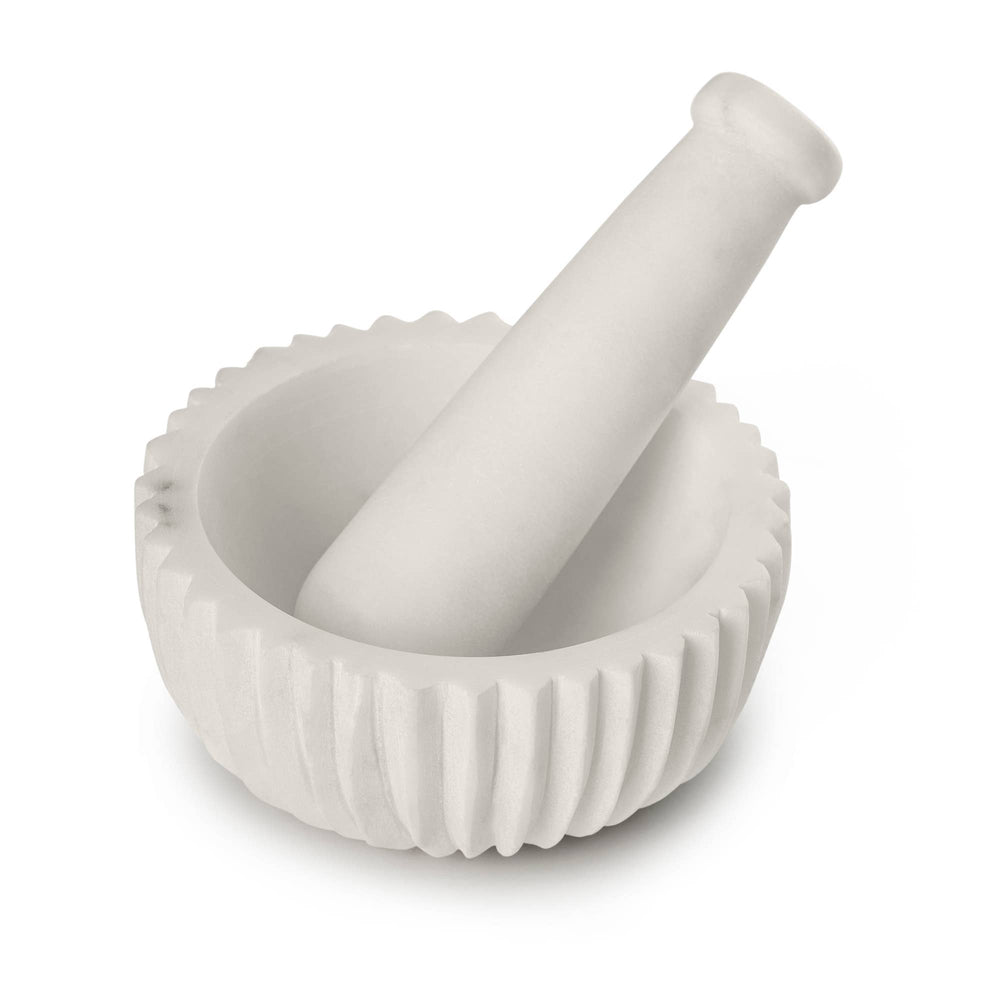 Milan Marble Mortar Pestle