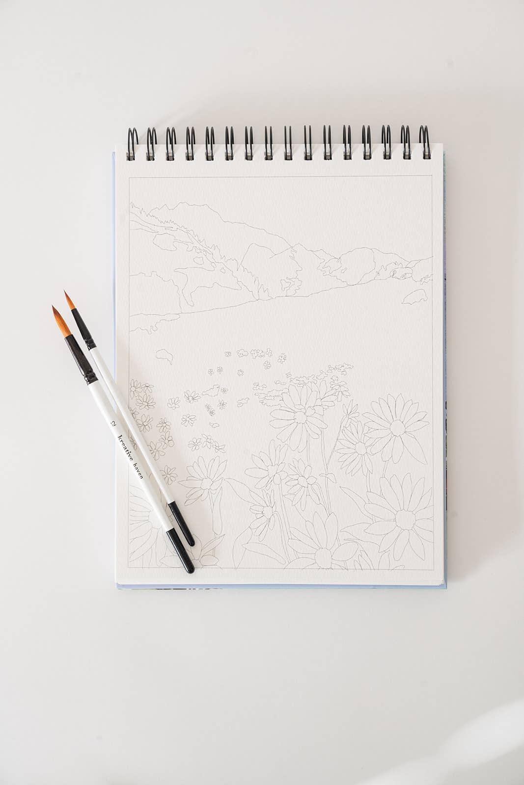 Bailey Rae Studio Landscape Watercoloring Book