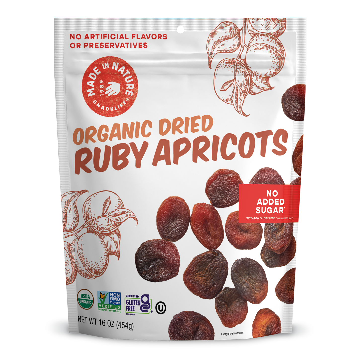 Made In Nature Dried Apricots, 6oz