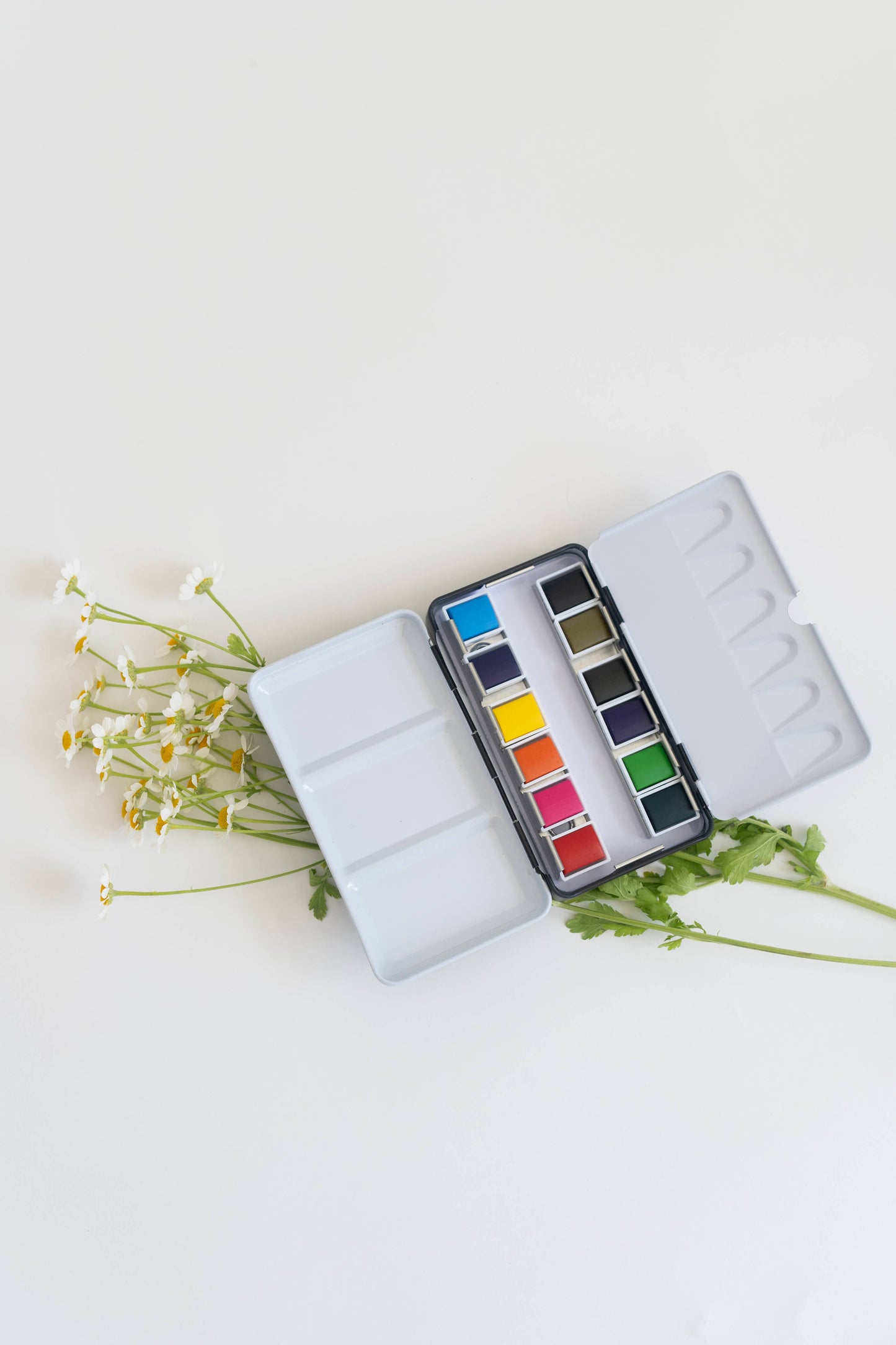 Bailey Rae Studio 12 Color Mini-Travel Watercolor Paint Palette