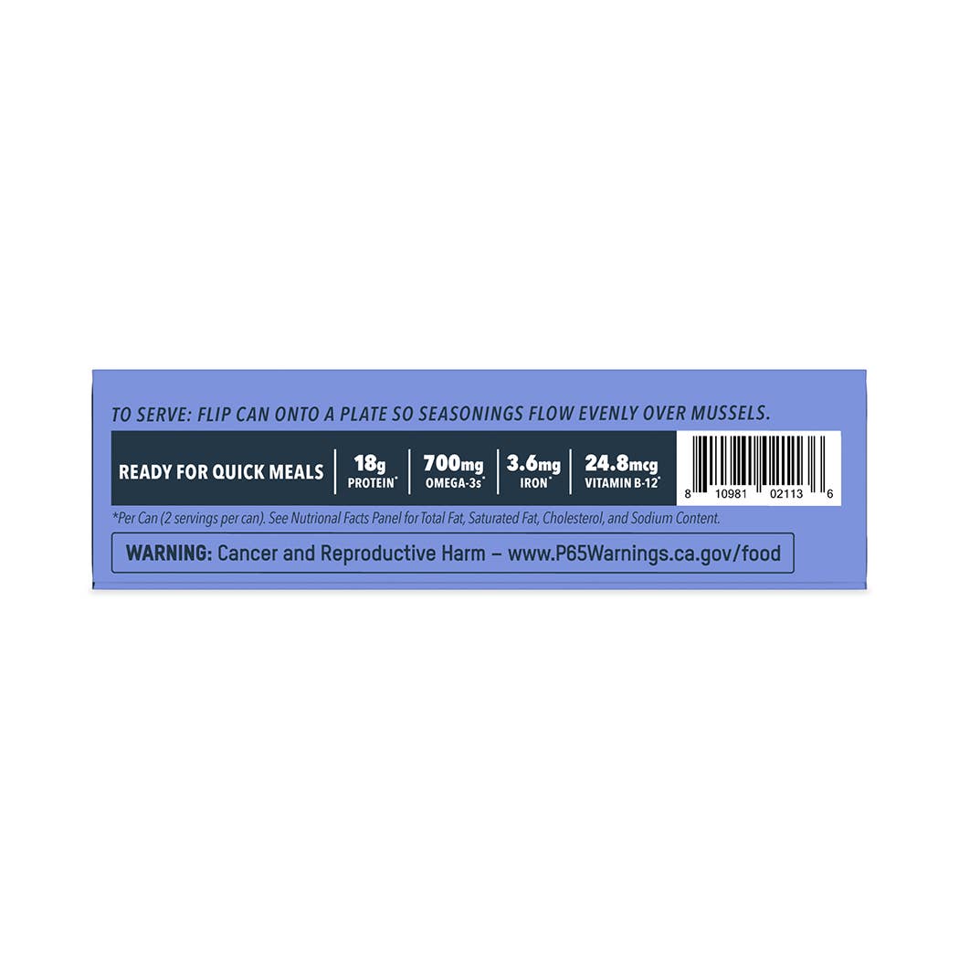 Patagonia Provisions Smoked Mussels, 4.2 oz