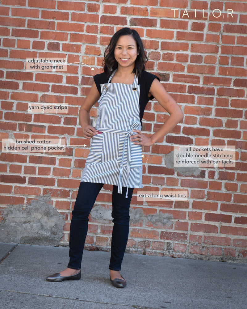 KAF Home Tailor Aprons - Oversized, and Multi-purpose: Canvas Work 28" x 36"