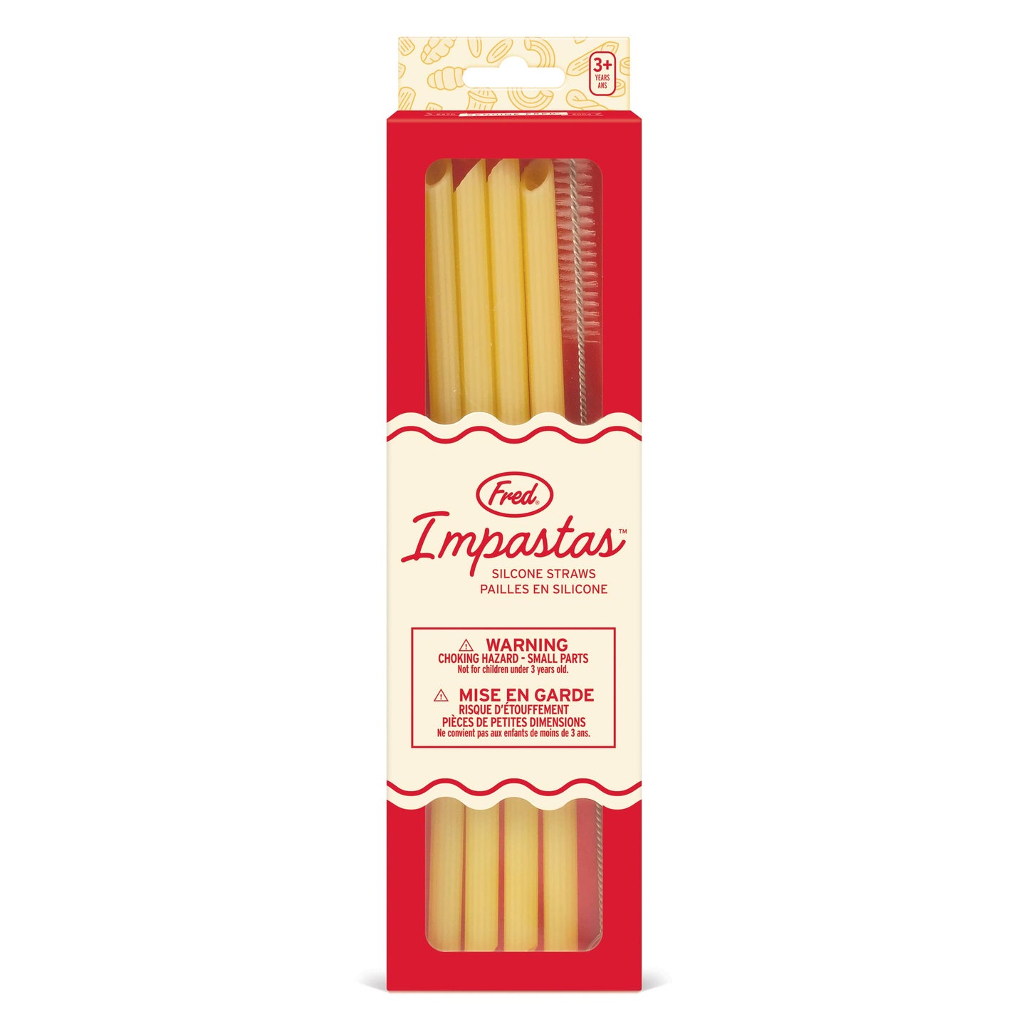 Impastas Silicone Pasta Straws, Set of 4
