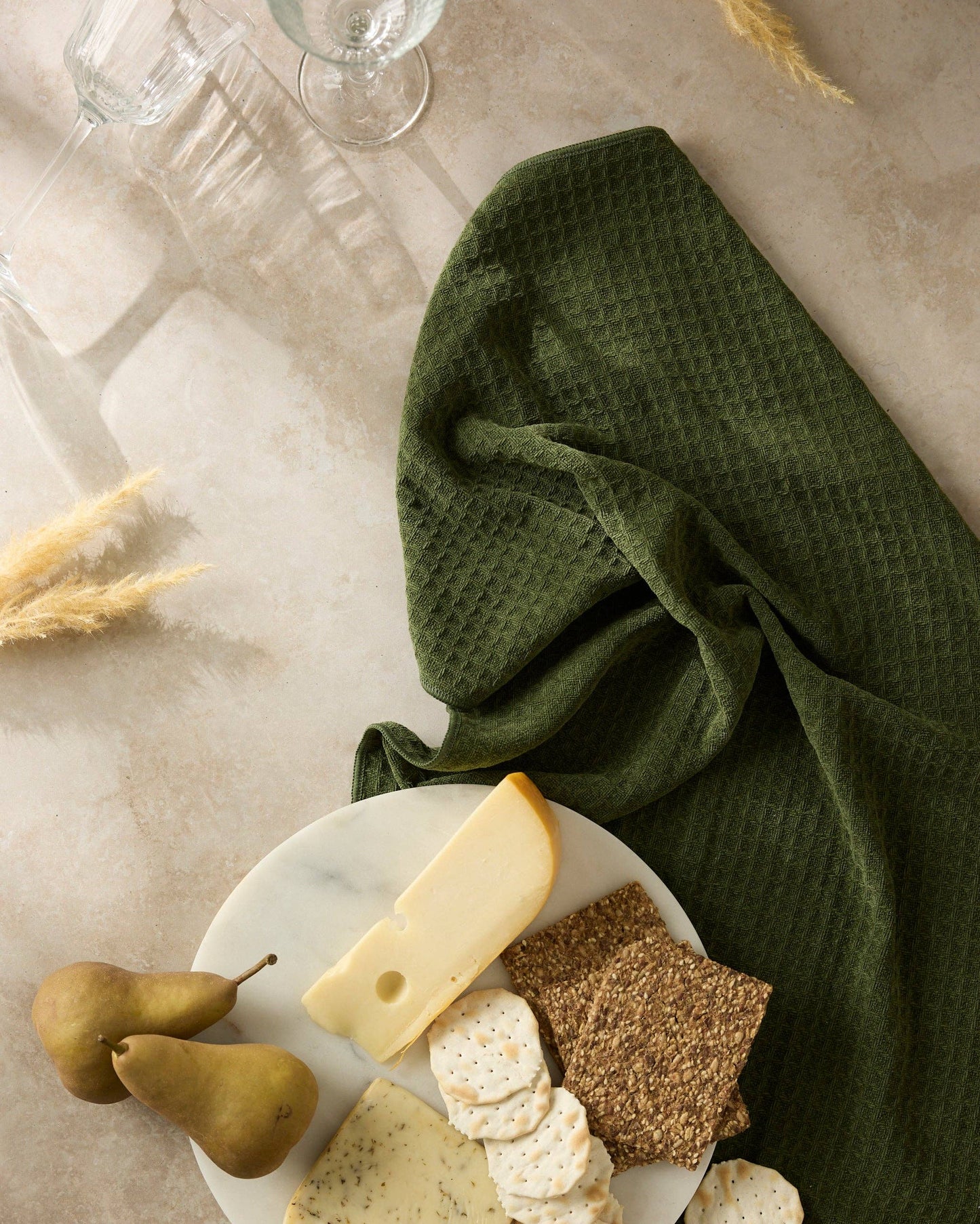 Geometry - Matcha Truffle Hand Towel
