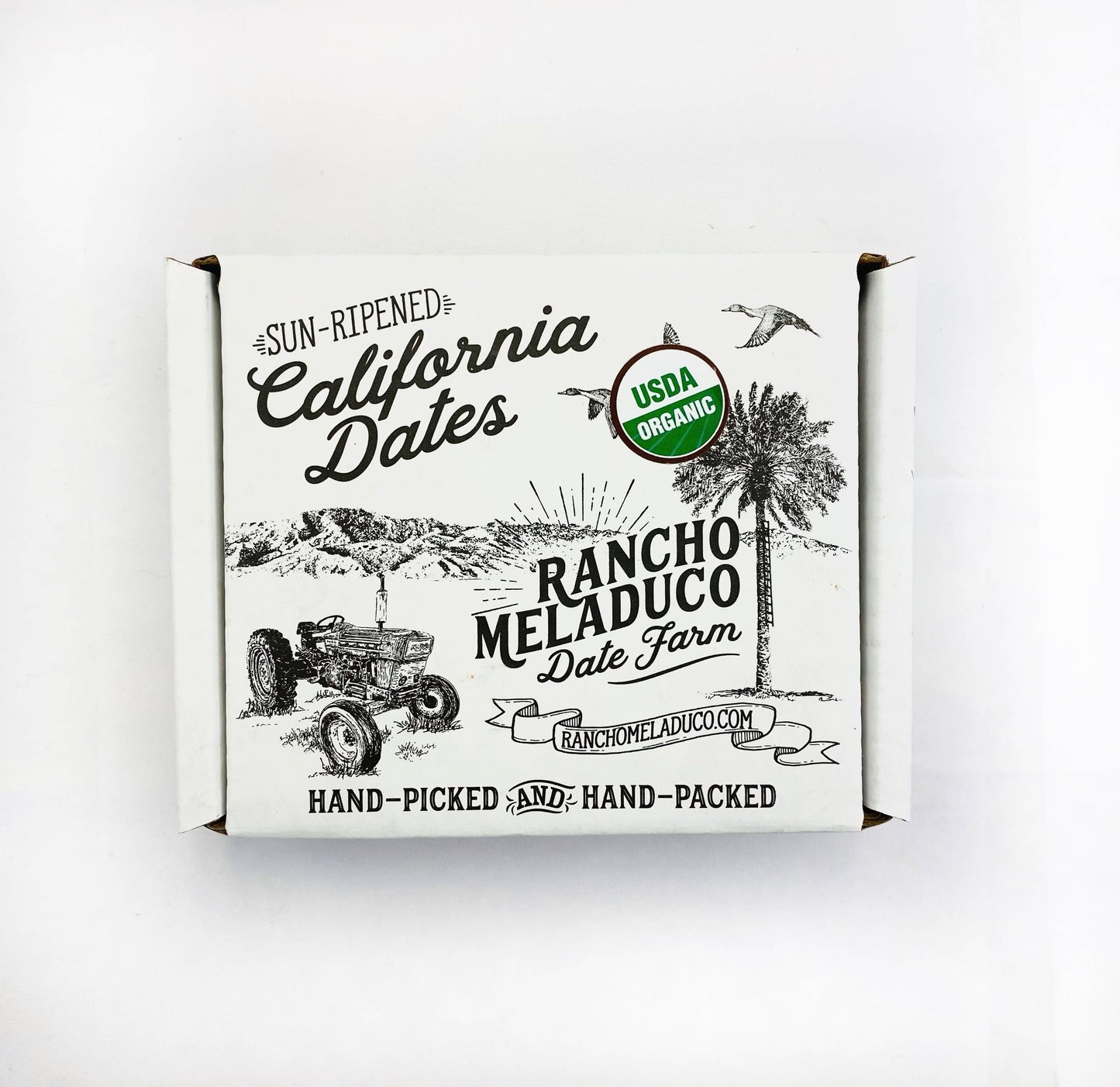 Rancho Meladuco Date Farm - 1 lb. ORGANIC Mixed Size Loose Pack Medjool Dates