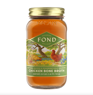 Fond Bone Broth Regenerative Pasture-Raised Chicken Bone Broth, 24oz