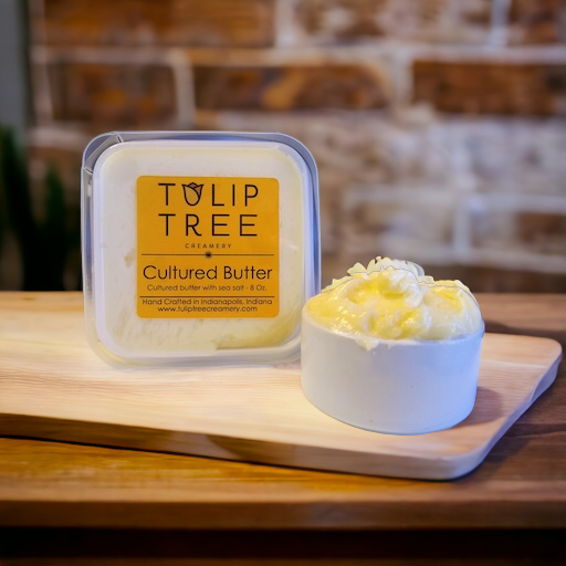 Tulip Tree Creamery Cultured Butter, 8 oz