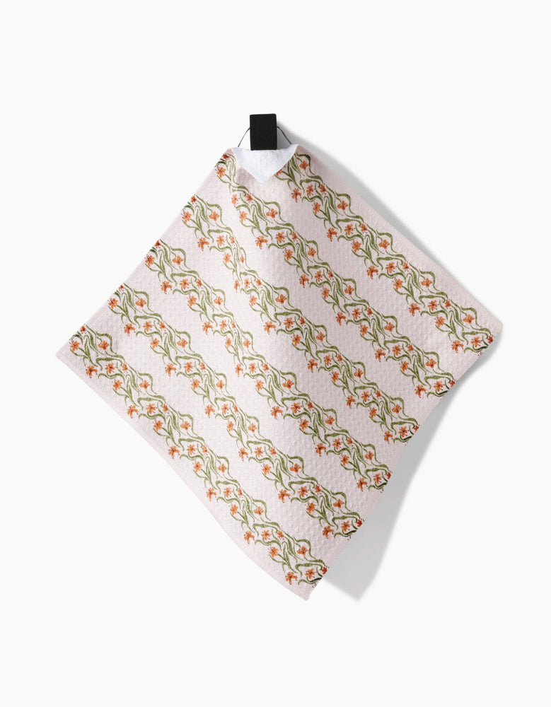 Geometry - Floral Fall Stripe Dishcloth Set