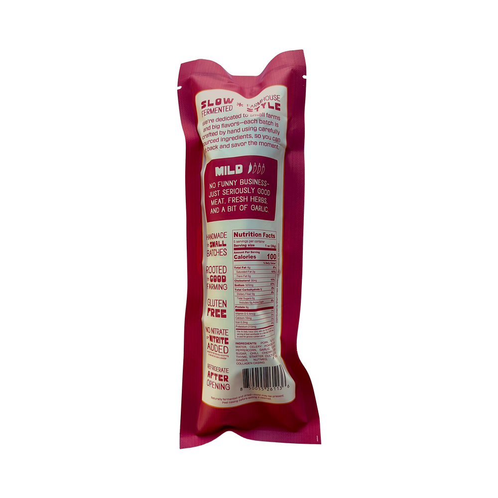 Short Creek Farm Classic Salami