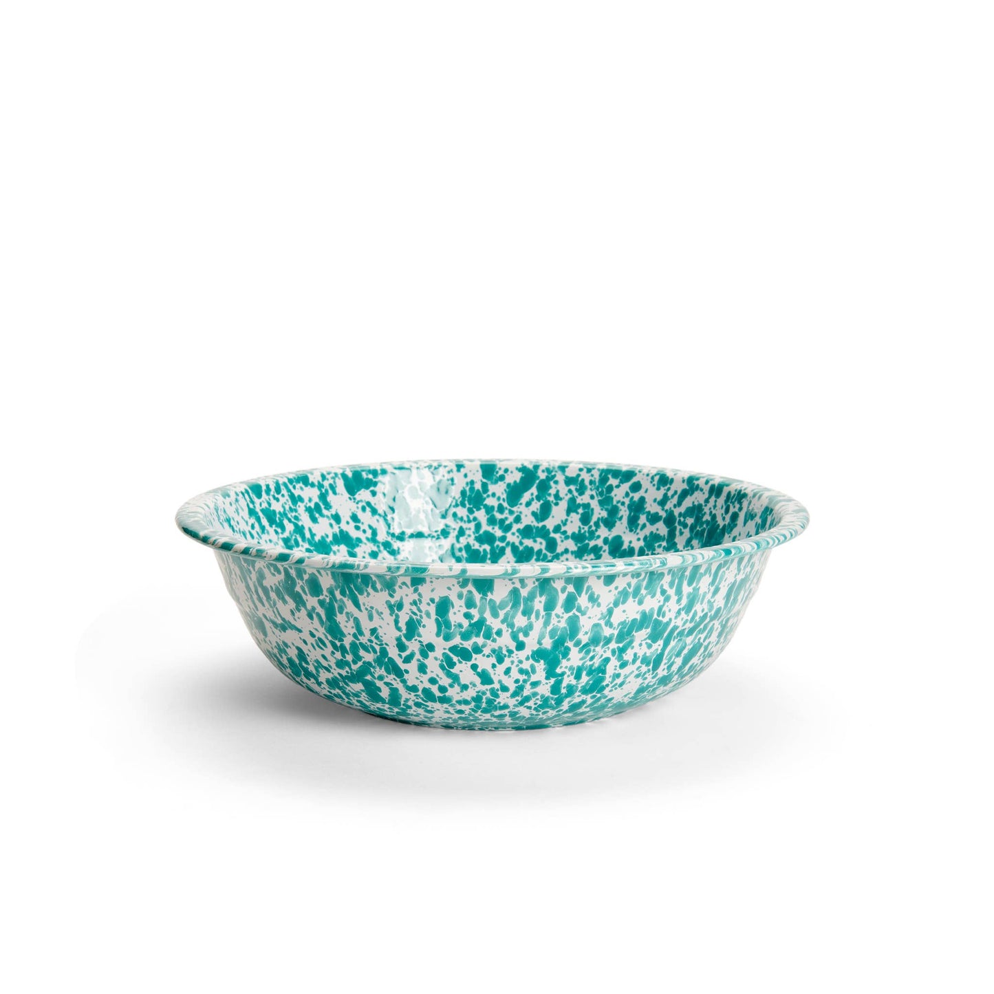 Crow Canyon Home Splatterware Enamelware Small Basin 4 qt, 12.25"