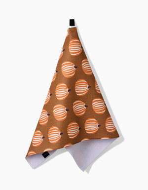 Geometry - Dancing Pumpkins Tea Towel