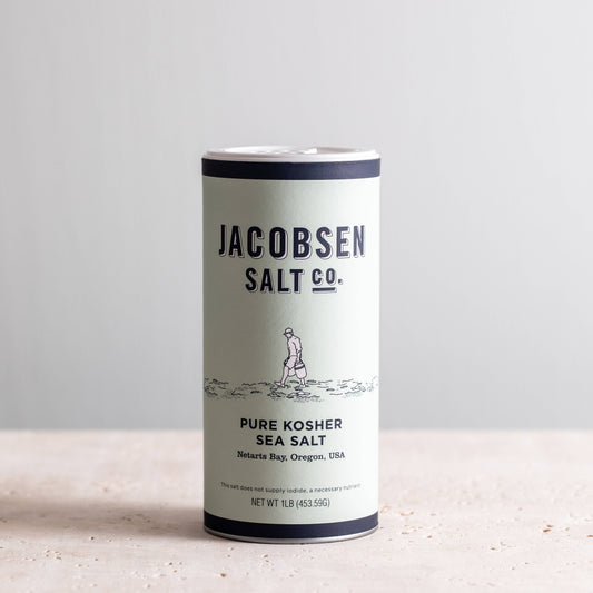 Jacobsen Salt Pure Kosher Sea Salt, 1lb Canister