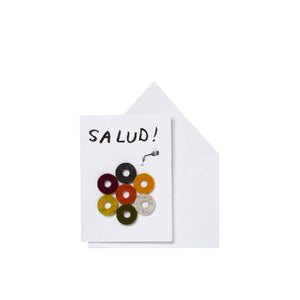 Graf Lantz - Wine-Ote's Merino Wool Felt Wine Markers: Salud Card