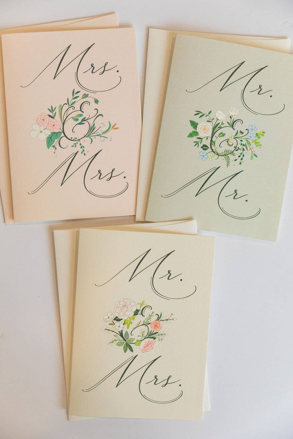 Karen Adams Designs - Mr. &. Mrs. Greeting Card