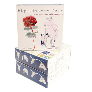 Big Picture Farm Goat Milk Caramels Mom & Kid Rose Watercolor Box