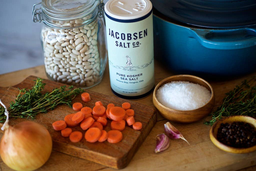 Jacobsen Salt Pure Kosher Sea Salt, 1lb Canister