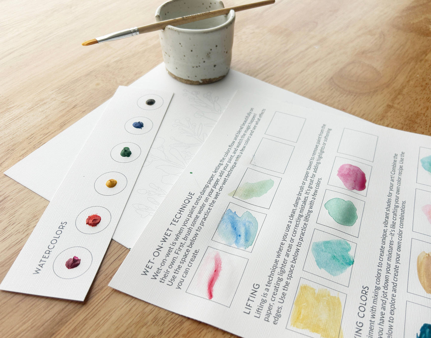 Breathe People All-In-One Beginner Watercolor Paint Set - Hummingbird