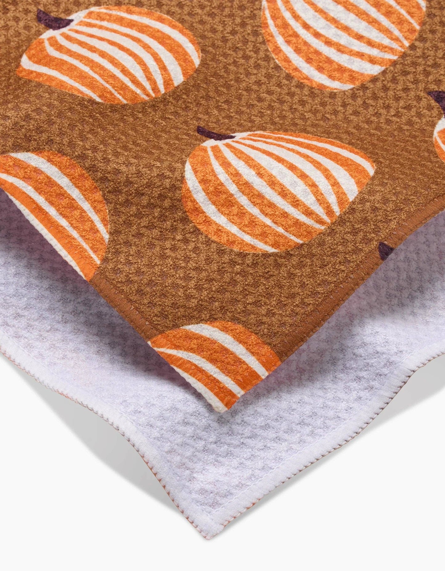 Geometry - Dancing Pumpkins Tea Towel