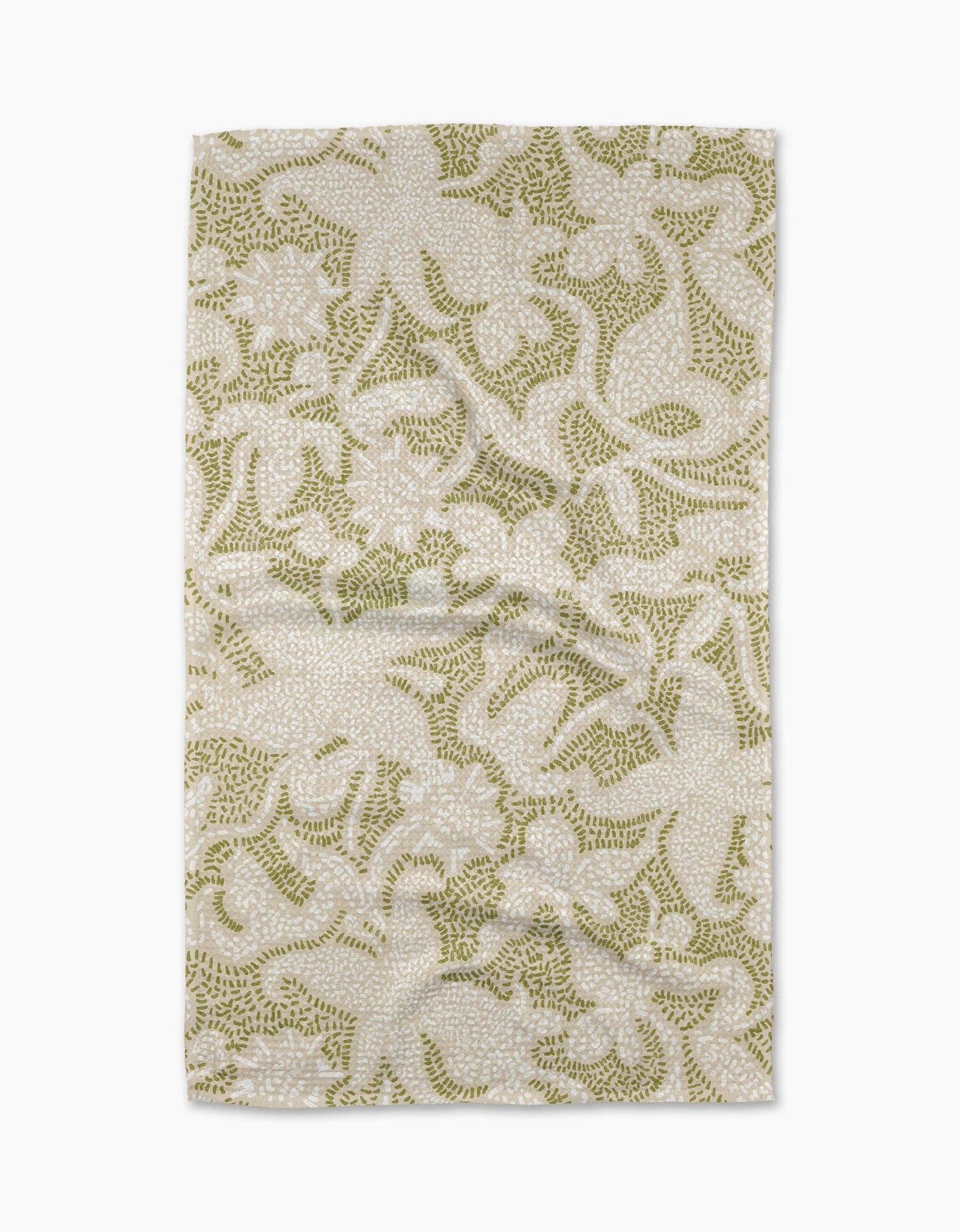 Geometry - Dotted Floral Garden Tea Towel