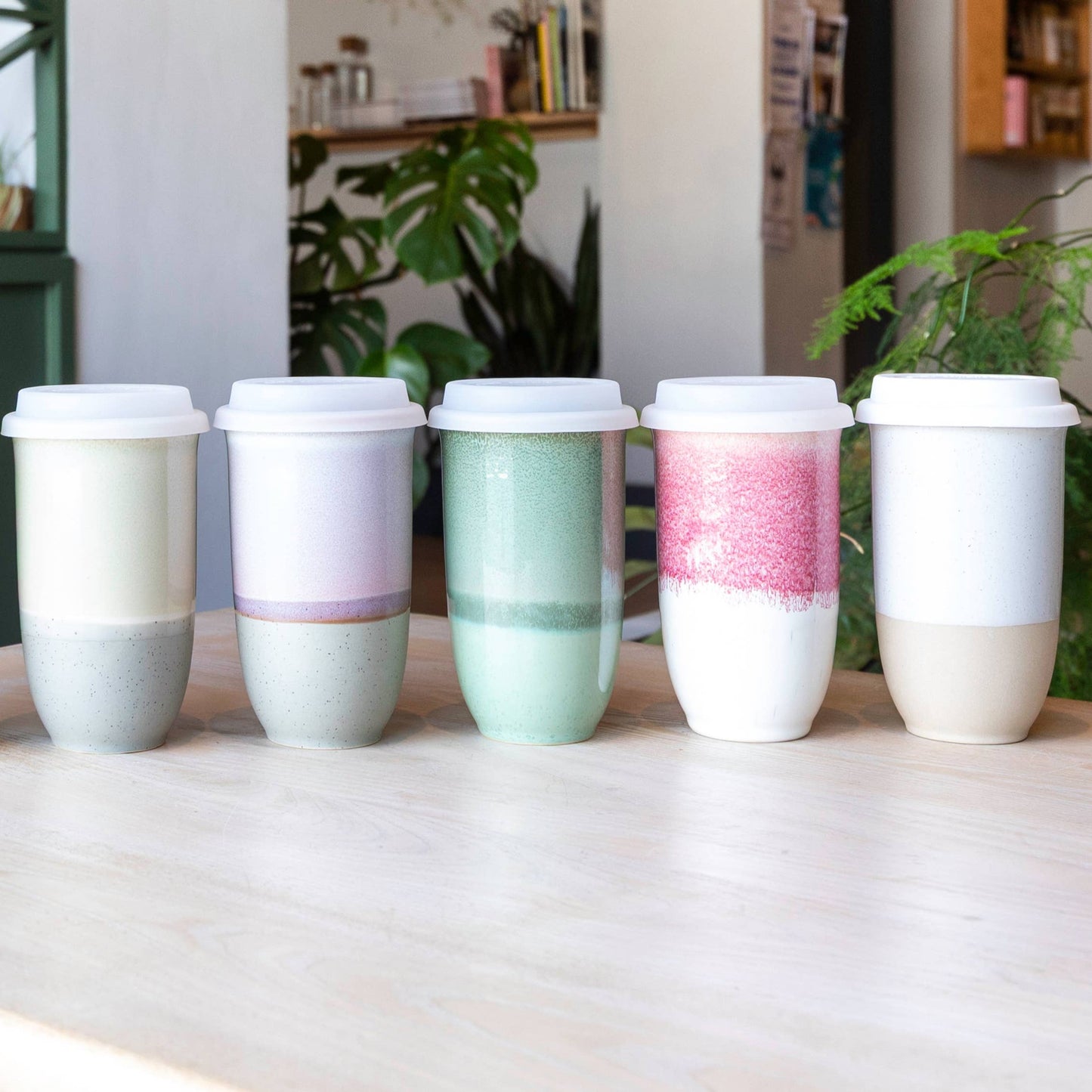 Nova Ceramics Emerald Ceramic Travel Mug, 16oz