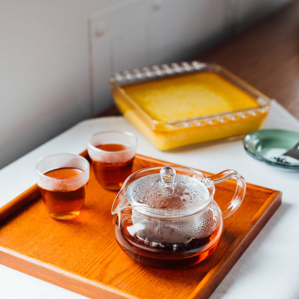 Hario Cha Cha Kyusu Maru - Heatproof Glass Tea Pot