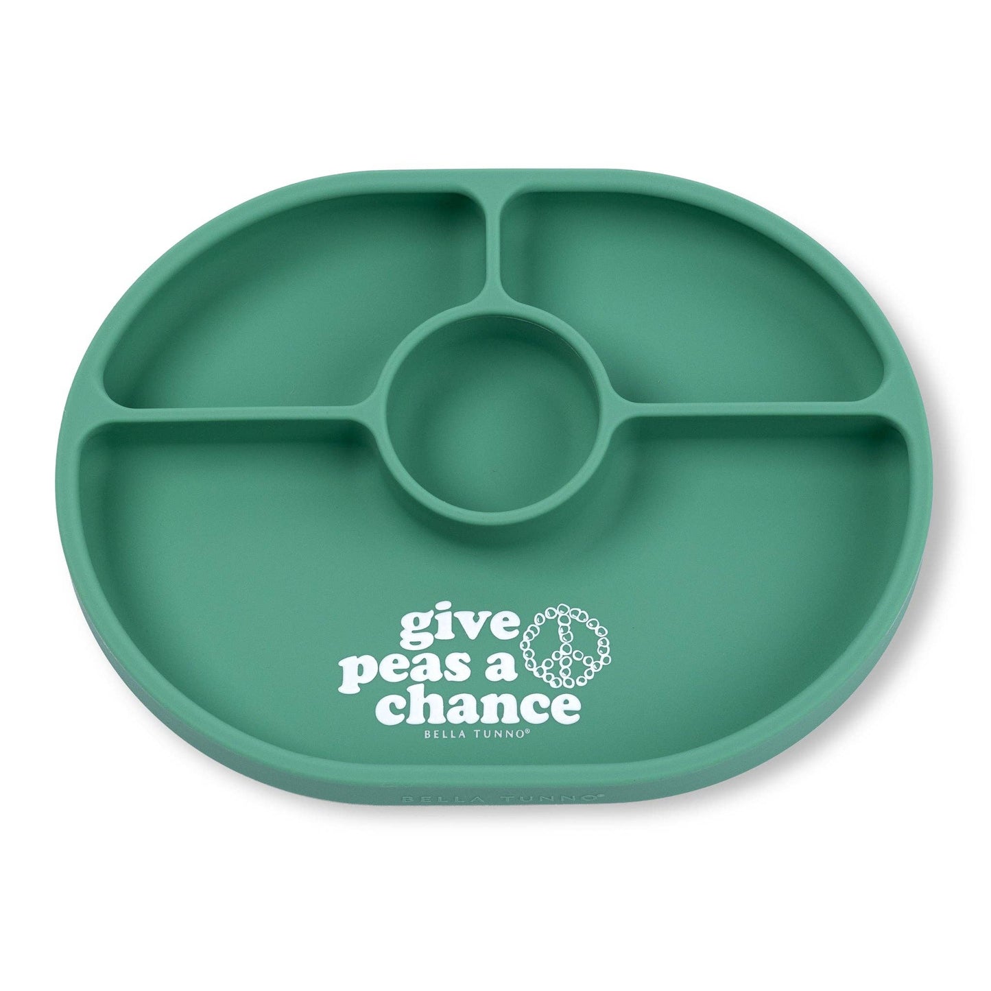 Bella Tunno Give Peas a Chance Wonder Plate