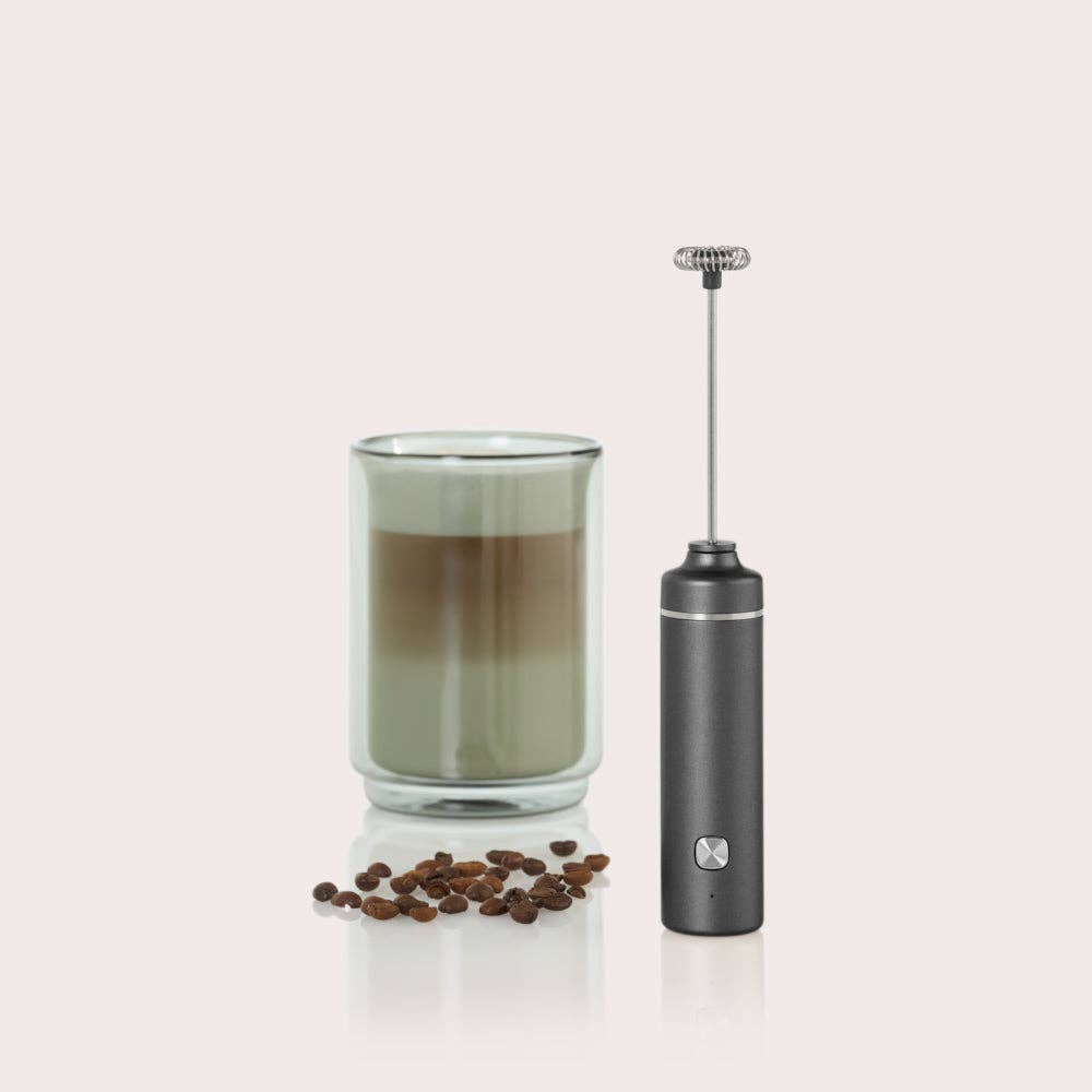 AdHoc Moro Electric Milk & Sauce Frother, Dark Grey