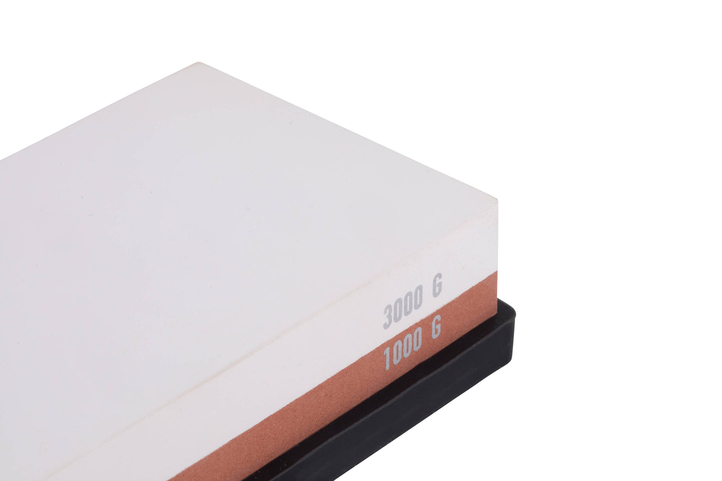 Messermeister Two-Sided Water Stone, 1000 & 3000 Grit, Silicone Storage