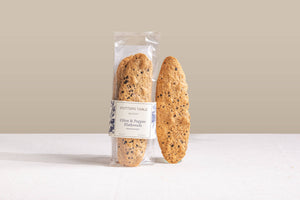 Potters Table - Cured Olive & Cracked Pepper Flatbreads