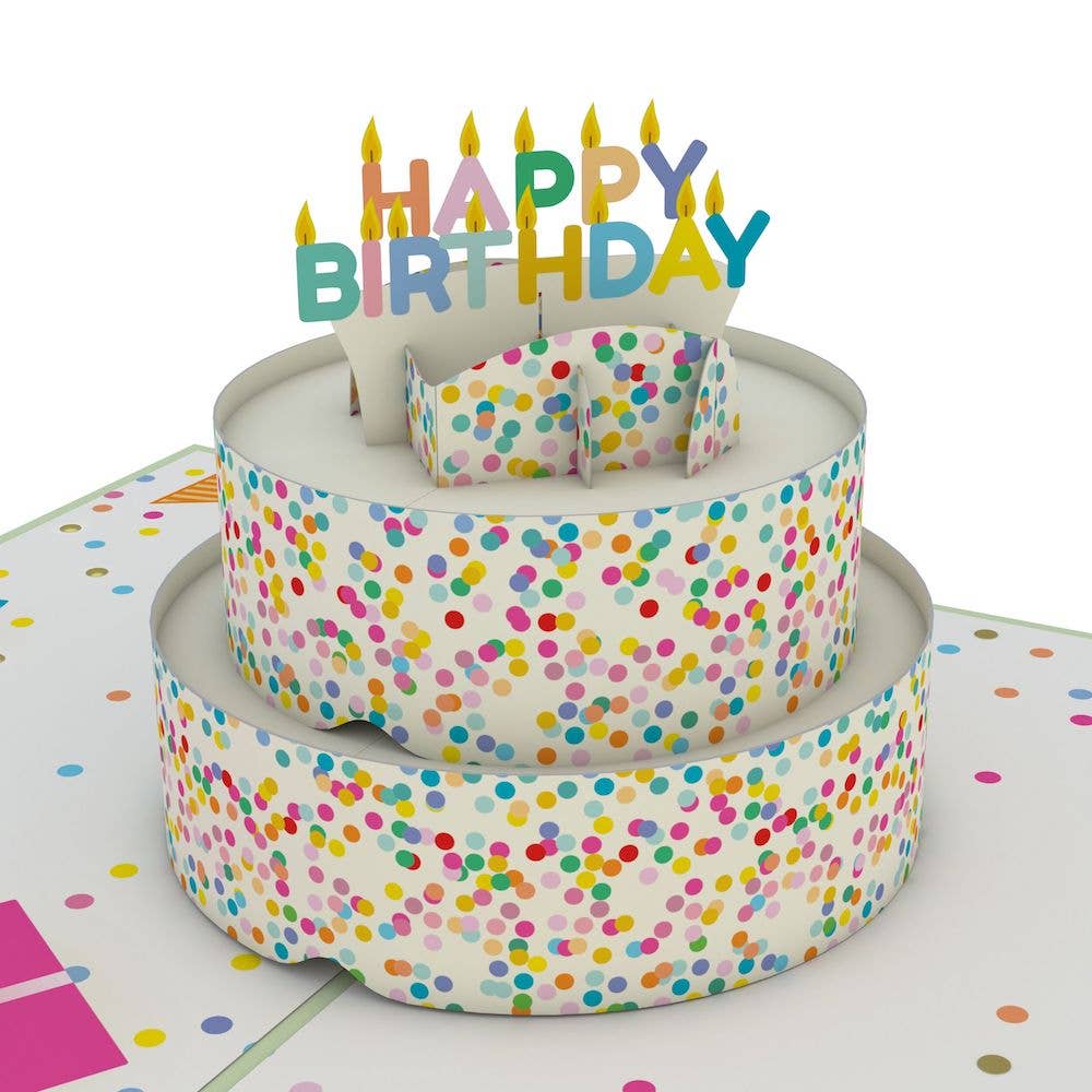 Lovepop Sprinkles Birthday Cake Pop-Up Card