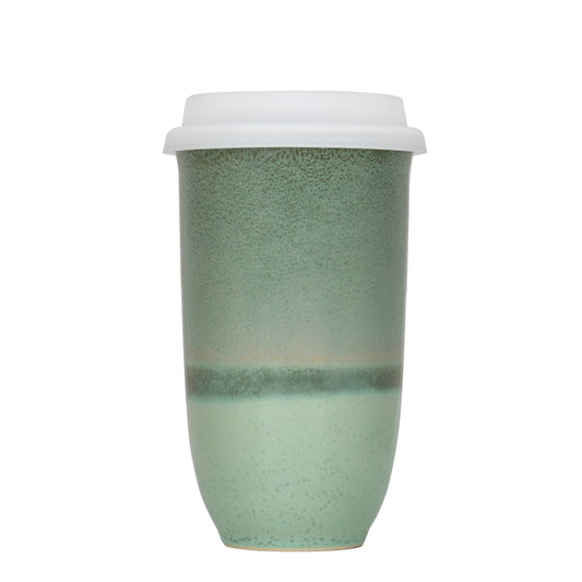 Nova Ceramics Emerald Ceramic Travel Mug, 16oz