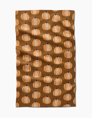 Geometry - Dancing Pumpkins Tea Towel