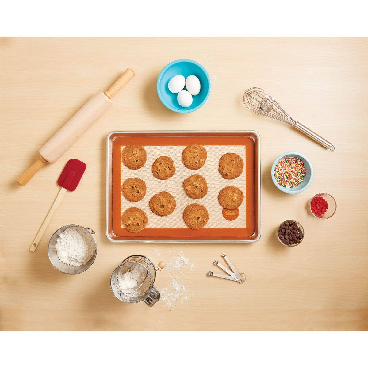 Mrs. Anderson's Baking Non-Stick Silicone Baking Mat