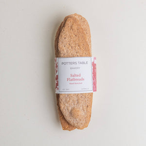 Potters Table - Salted Olive Oil Flatbreads