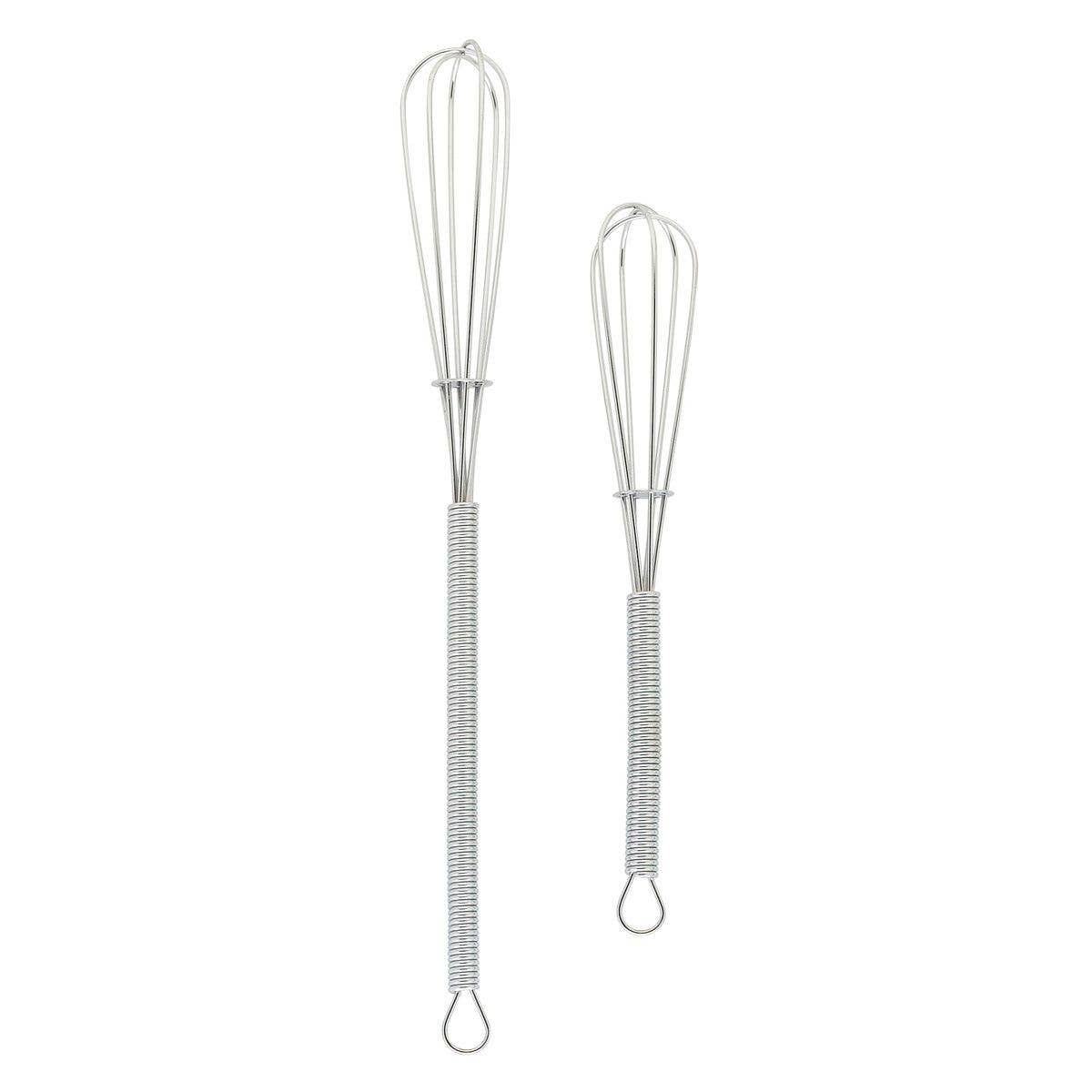 HIC - Harold Import Co. - Mini Whisk Set for Mixing and Blending, Set of 2