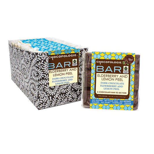 Knipschildt Chocolatier Elderberry and Lemon Peel Bar