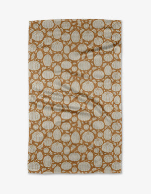Geometry - Harvest Pumpkin Patch Tea Towel