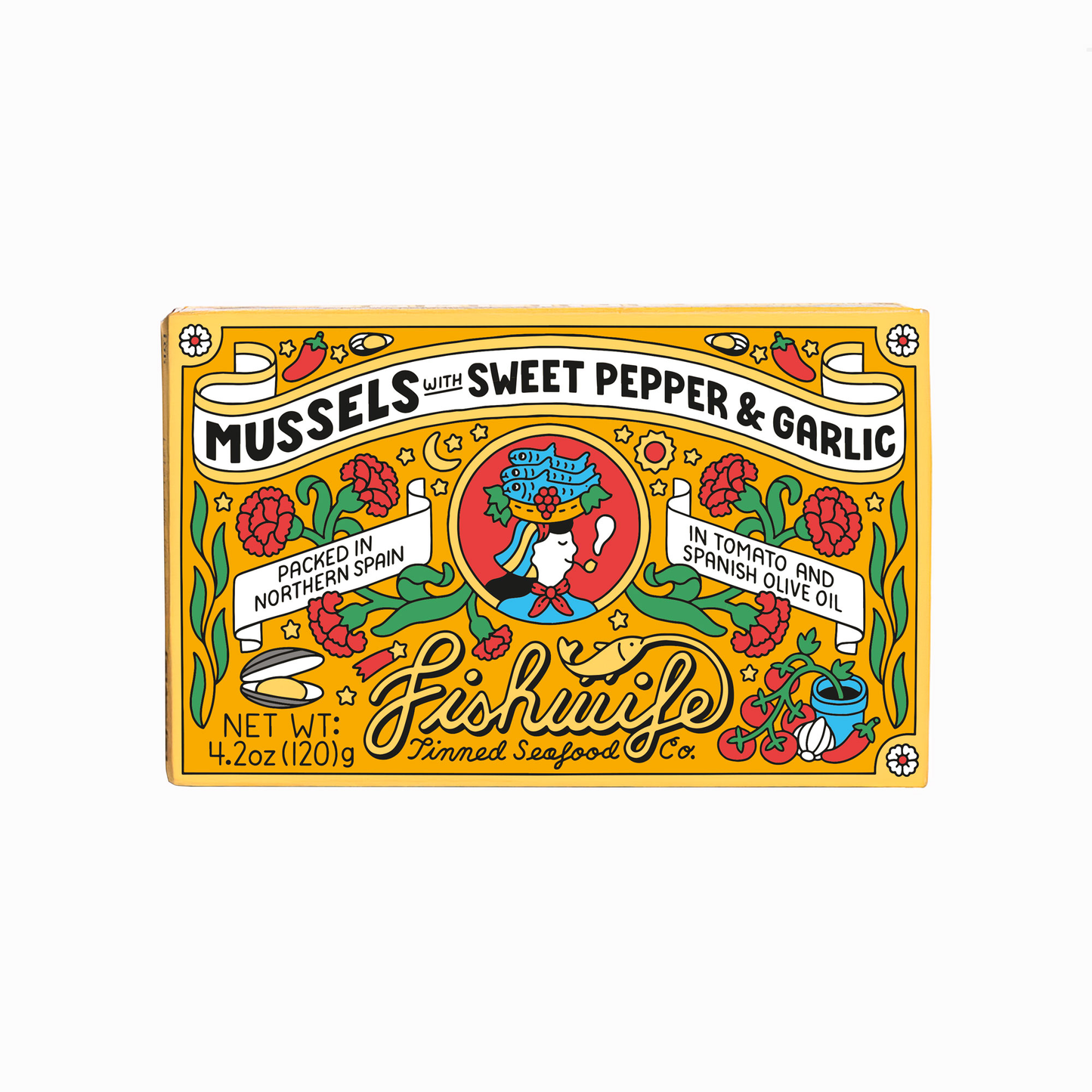 Fishwife Mussels with Sweet Pepper & Garlic