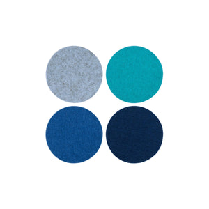 Graf Lantz - Bierfilzl Merino Wool Felt Round Coaster Multi 4 Pack