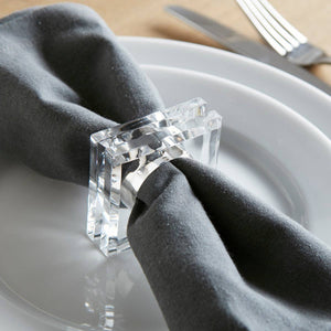 Acrylic Square Napkin Ring