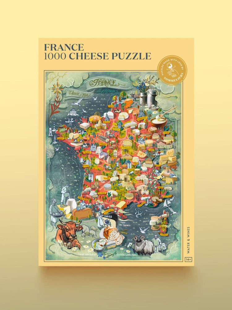 Water & Wines - Cheese Puzzle - France