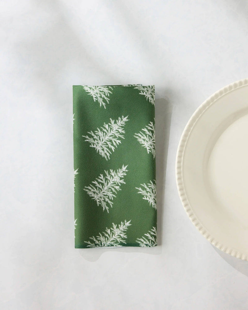 Geometry - Cedar Green Dinner Napkin Set