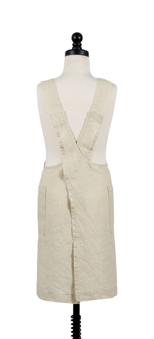 KAF Home - KAF Home Firenze Kids 100% Stonewashed Linen Smock Apron