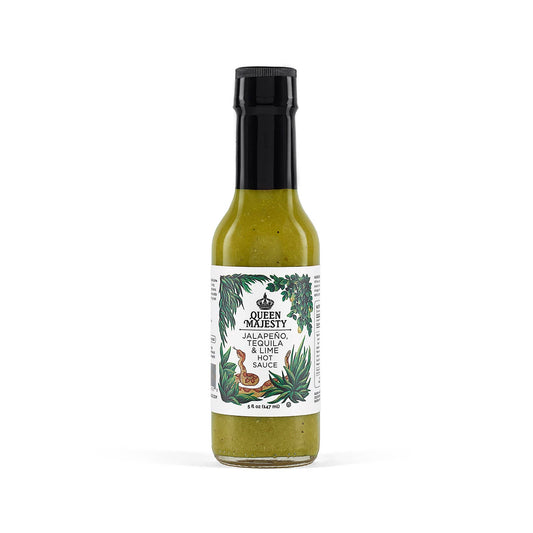 Queen Majesty Jalapeño Tequila & Lime Hot Sauce, 5oz