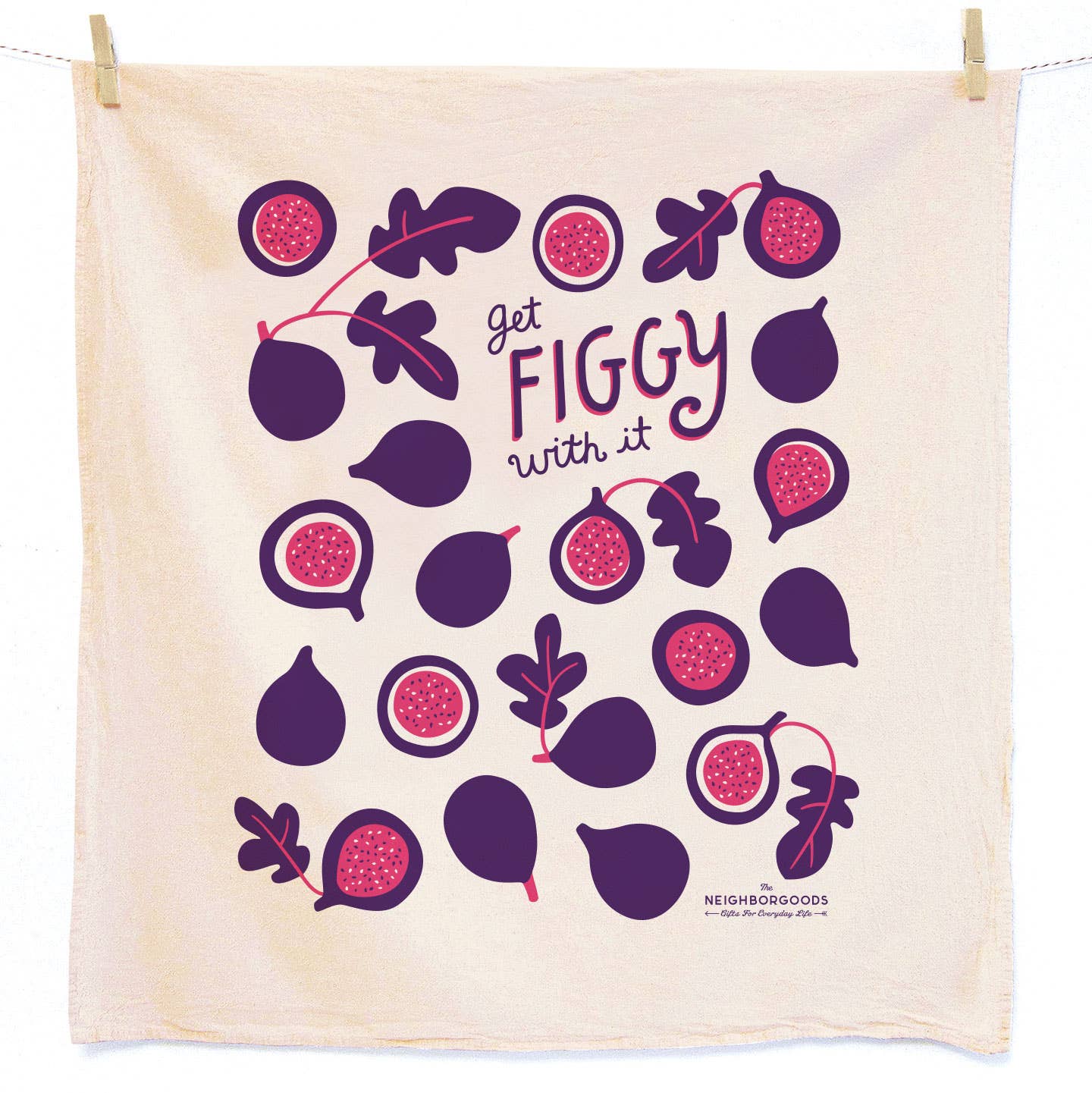The Neighborgoods Rosemary & Fig Tea Towel, Set of 2