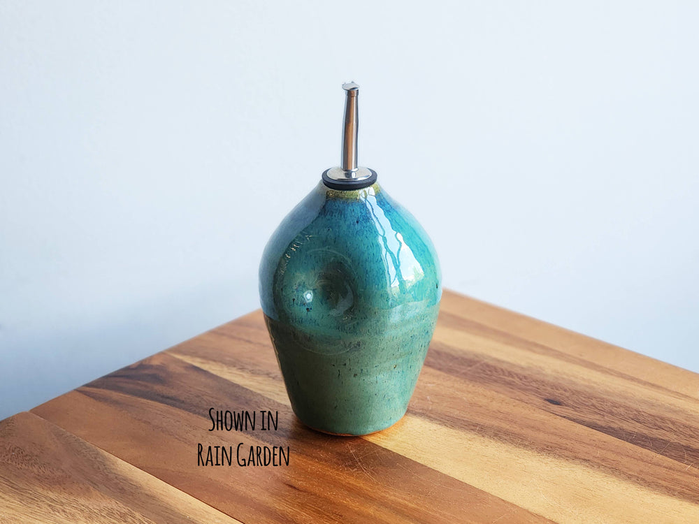 Ceramic  Pottery Oil Cruet